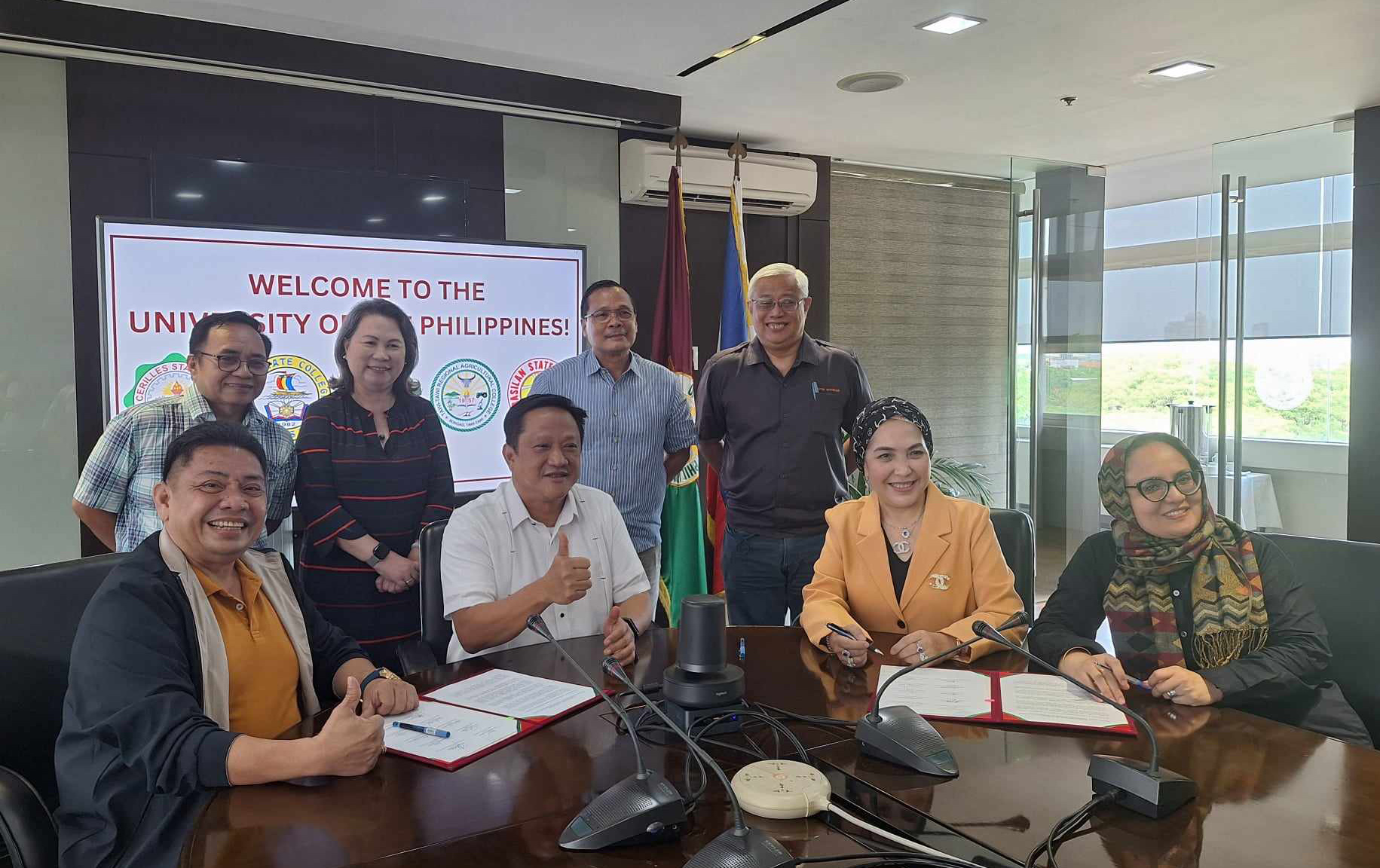 [Breaking] JHCSC Pres. Rosales and UP Pres. Jimenez inked MOA for Research Collaboration