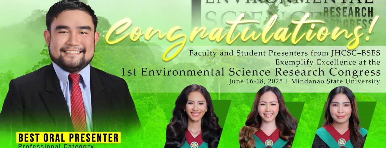 1st Environmental Science Research Congress 1
