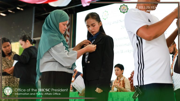 𝐁𝐀𝐄𝐋𝐒 𝐒𝐭𝐮𝐝𝐞𝐧𝐭 𝐈𝐧𝐭𝐞𝐫𝐧𝐬 𝐇𝐨𝐥𝐝 𝐏𝐢𝐧𝐧𝐢𝐧𝐠 𝐂𝐞𝐫𝐞𝐦𝐨𝐧𝐲 𝐚𝐭 𝐉𝐇𝐂𝐒𝐂 𝐌𝐚𝐢𝐧 𝐂𝐚𝐦𝐩𝐮𝐬